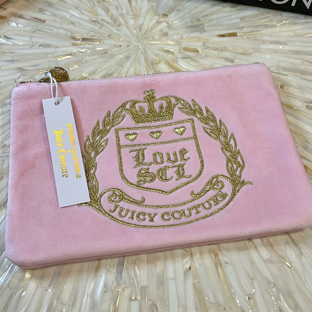 Stoney Clover Lane X Juicy Couture Flat Pouch NWT